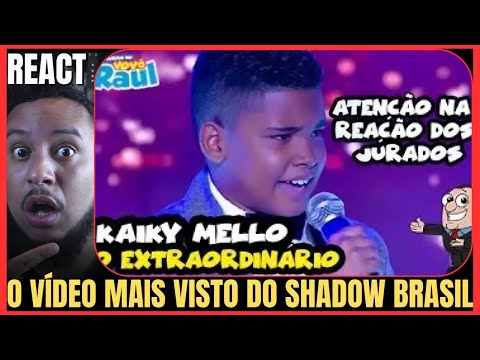 KAIKY MELLO - "O Extraordinário": OLHA A REAÇÃO DOS JURADOS | SHADOW BRASIL | RAUL GIL- REACT