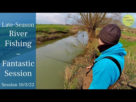 Trotting For Chub & Roach - Small River Fishing - 10/3/22 (Video 310)