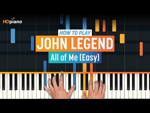 How to Play "All of Me" by John Legend (Easy) | HDpiano (Part 1) Piano Tutorial