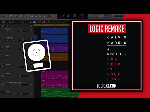 Calvin Harris - How deep is your love Instrumental Logic Pro Remake