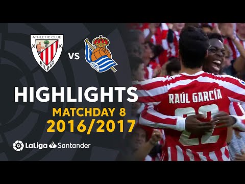 Highlights Athletic Club vs Real Sociedad (3-2) Matchday 8 2016/2017