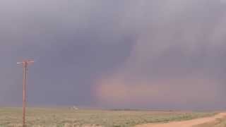 preview picture of video 'Severe storm ~2mi SSE of Kit Carson, CO: 6-7-2013'