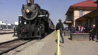 preview picture of video 'Rio Grande Scenic Steam, Alamosa,CO'