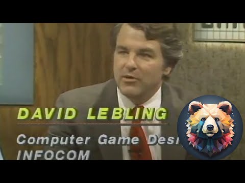 Computer Chronicles talks Zork with David Lebling in 1985 (Upscale) (4K)