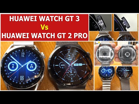 Huawei Watch GT 3 vs Huawei Watch GT 2 Pro - design and microscopic details