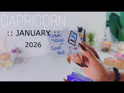Capricorn JANUARY 2026 | They Have STRONG Feelings For You! ..You're Both Becoming Better!