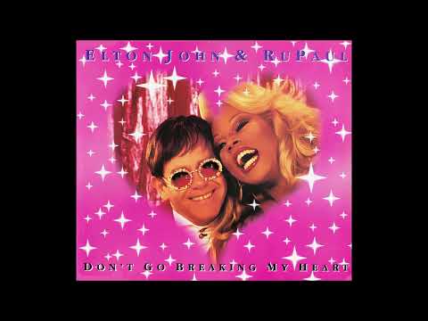 Elton John Duet With RuPaul - Don't Go Breaking My Heart (1994)