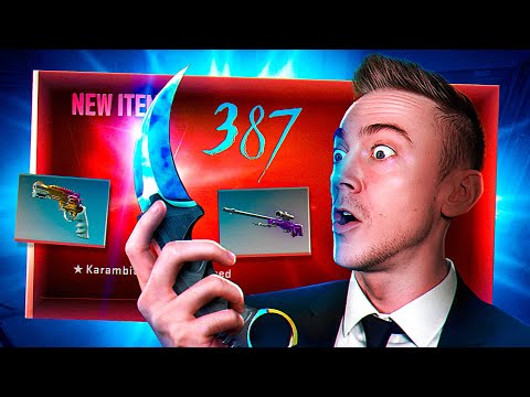 Blue Gem Karambit HUNT! (KNIFE Tradeups)