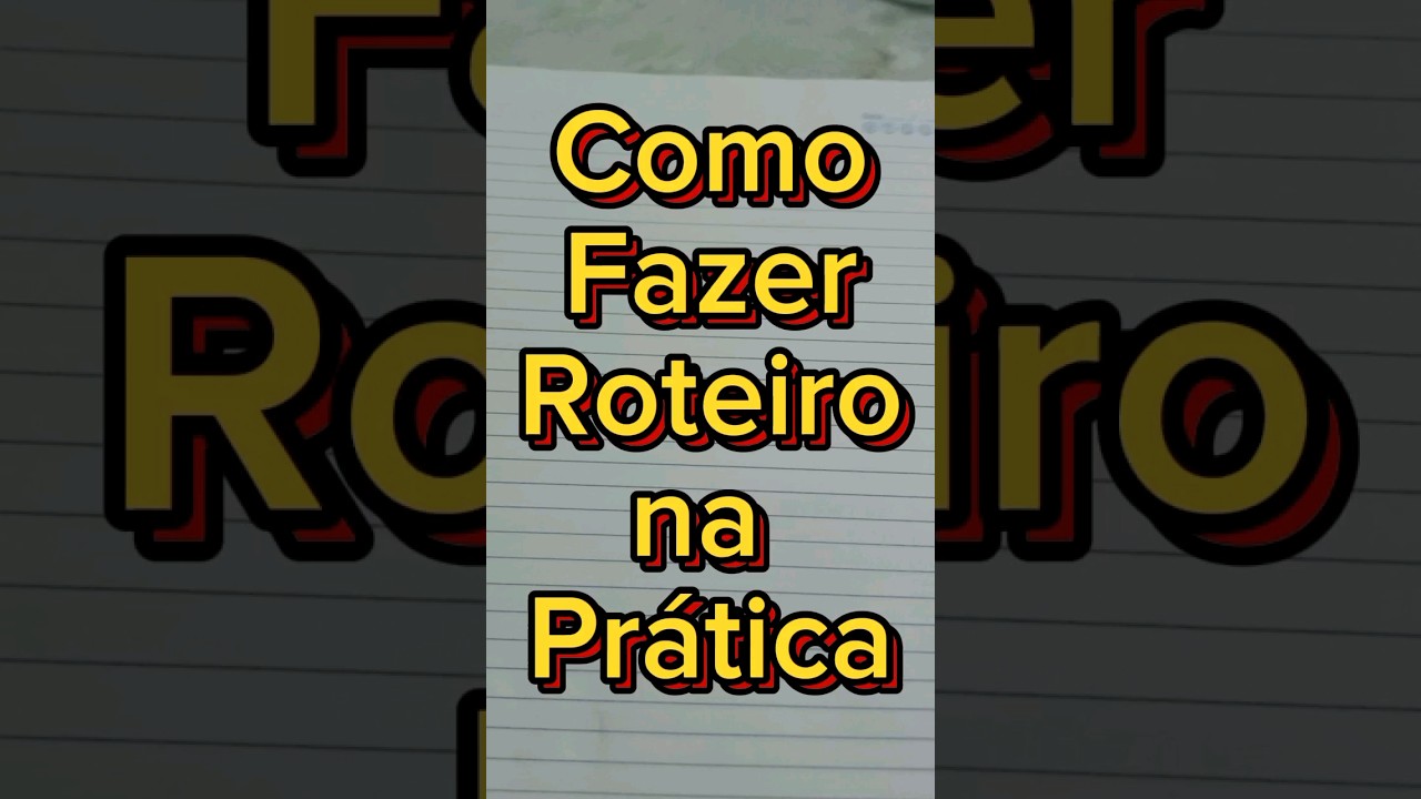 Como fazer Roteiro na Prática! #mangaka #comofazermanga #roteiro