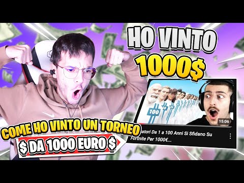HO VINTO 1000$ su Fortnite nel torneo di @KallariYT  [REACTION] #fortnite #fortniteita #smi_ii