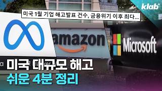 미국 발 '해고 칼바람'… 지난해 120만 건 돌파, 금융 위기 수준 육박