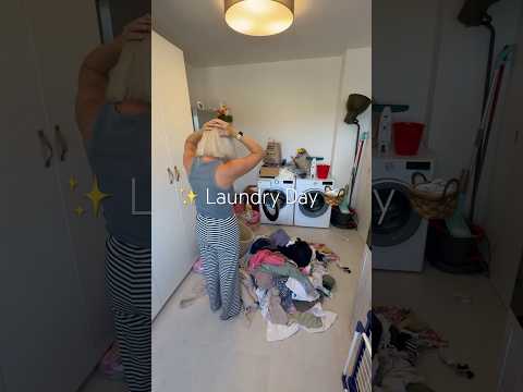 Satisfying Laundry Day 🧺 Relaxing Cleaning & Motivation #shorts