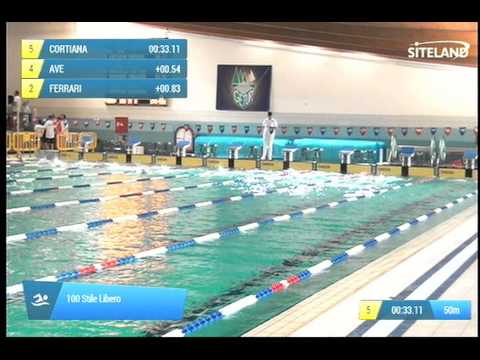 Serie 14 dei 100 Stile Libero  Assoluti Maschi Master - Campionati Regionali Masters 2014 di Veneto