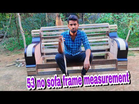 53 no sofa measurement and  how to make 53 sofa frame