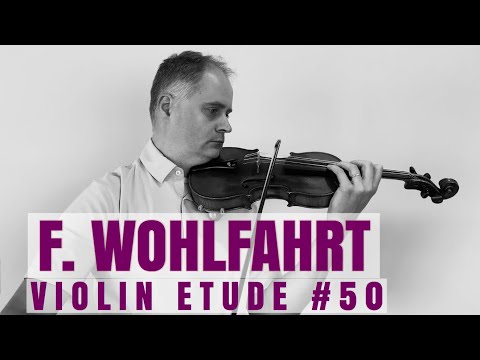 Franz Wohlfahrt Op. 45 Violin Etude no. 50 from Book 2 by @Violinexplorer