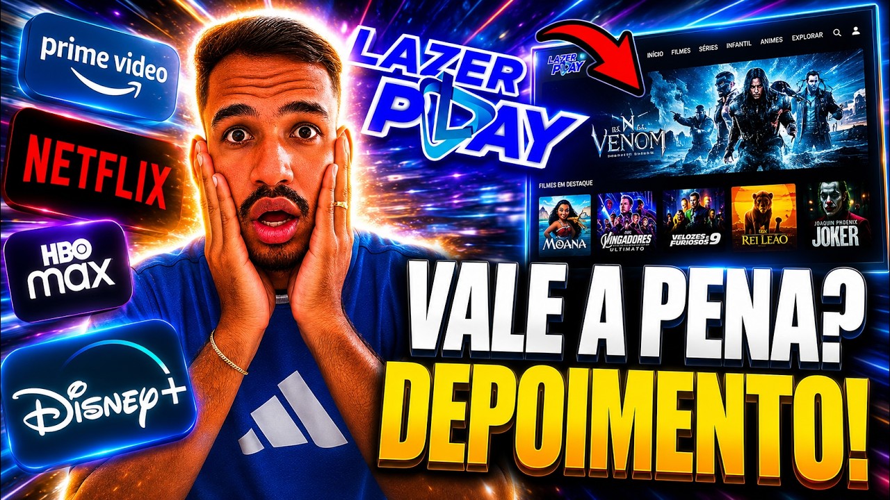 MELHOR IPTV? LAZER PLAY FUNCIONA? LAZER PLAY VALE A PENA? LAZER PLAY É BOM? DEPOIMENTO!