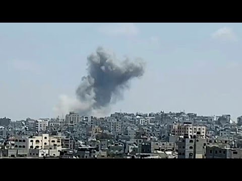 Large plume of smoke rises after strike in Gaza's Jabalia | AFP