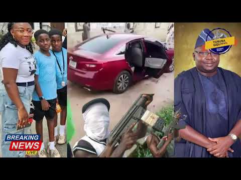 HOW ADELABU'S SISTER, TWINS WERE KIDNAPPED, BANDITS AT@CK IMMIGRATION OFFICE IN OGBOMOSO