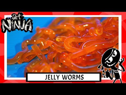 Art Ninja | Jelly Worms | Art for Children