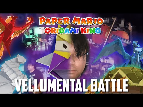 Paper Mario the Origami King - Vellumental Battle (Cover)