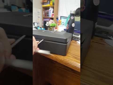 How to open a "SentrySafe" money box.