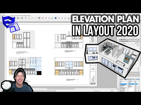 Creating ELEVATION DRAWINGS in Layout 2020 from your SketchUp Model - Layout 2020 Part 2
