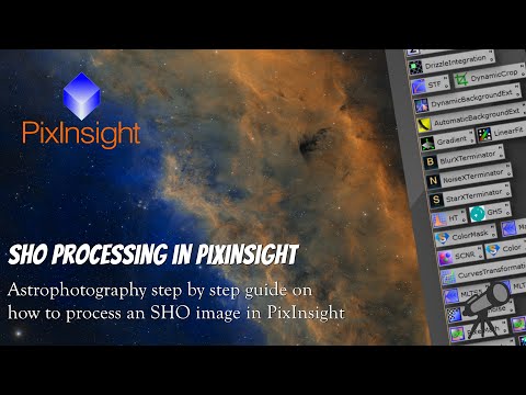 Astrophotography step by step SHO processing in PixInsight