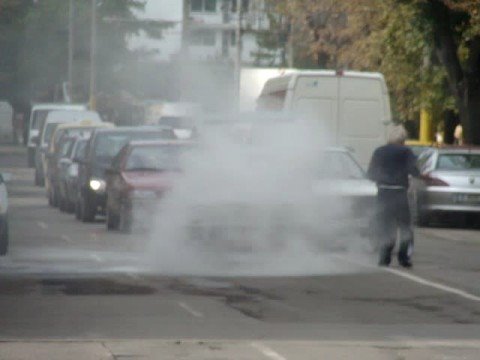 Thumbnail for burning moskvich in kazanlak by Moskvich, Car
