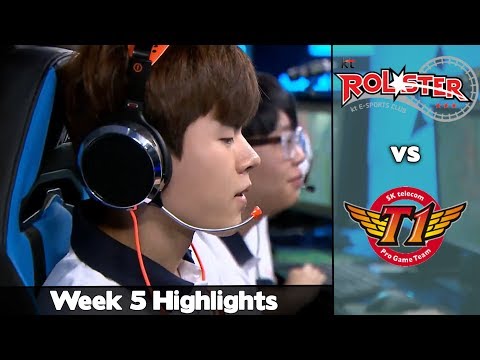 LCK Highlights Week 5 Summer 2017 | Ft. SKT vs KT (Telecom Wars)