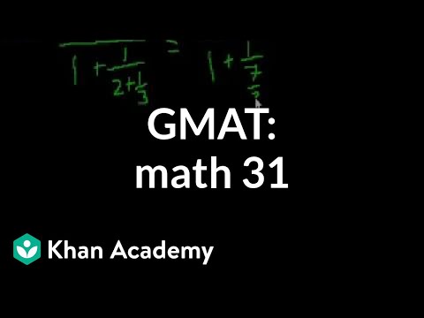 GMAT Math 31