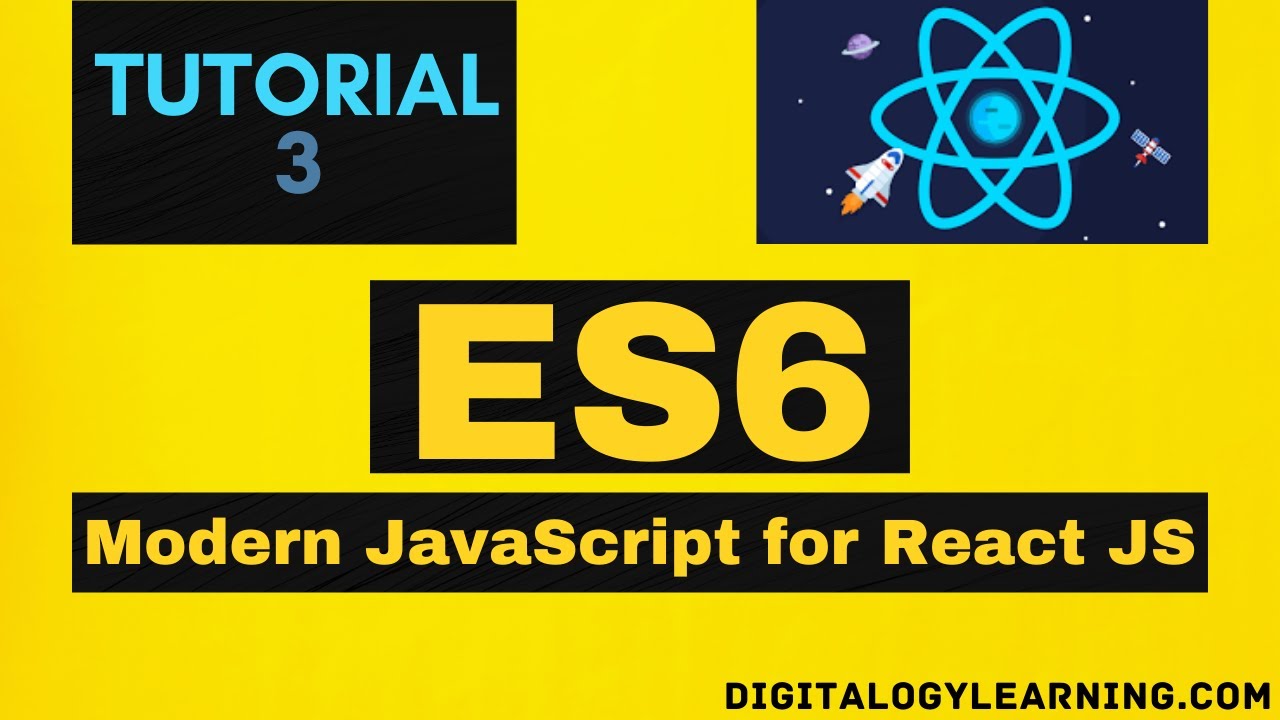 ES6 | Modern JavaScript for React JS | Tutorial-3 Template Strings