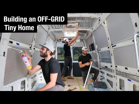 Insulating my OFF-GRID Tiny House | And What to AVOID | VAN BUILD