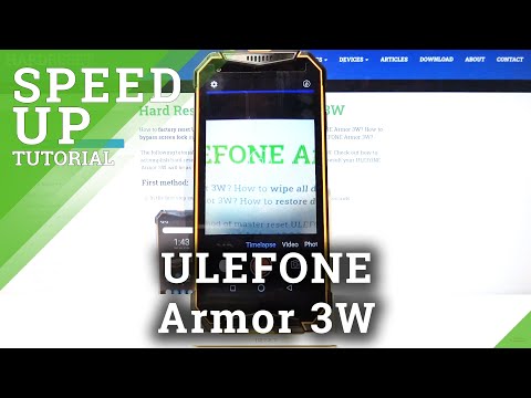 How to Change Speed of Timelapse in ULEFONE Armor 3W – Adjust Camera Effects