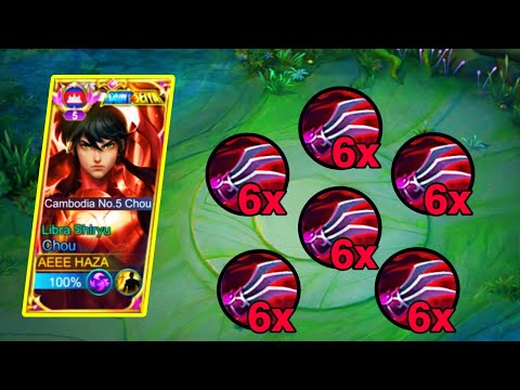 CHOU WOLVERINE BUILD !!! THE MOST BRUTAL BUILD THAT CAN 1 SHOT EVERYTHING - MLBB