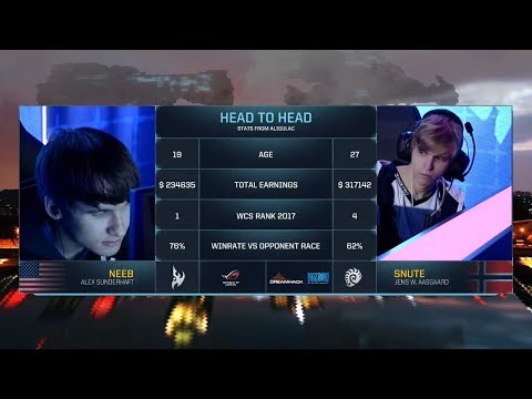 WCS Montreal 2017  Grand final - Neeb P vs  Snute Z - starcraft2 Legacy of the Void