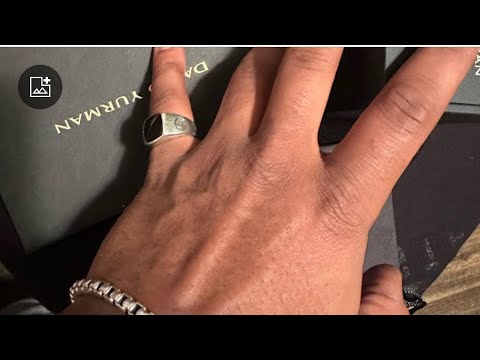 David Yurman onyx ring and box bracelet review.