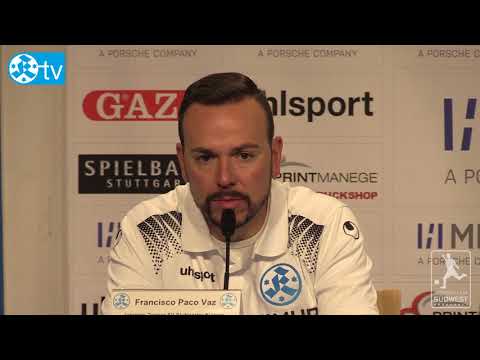 23. Spieltag, Stuttgarter Kickers vs. Eintracht Stadtallendorf - Pressekonferenz