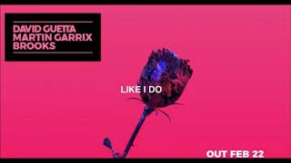 David Guetta &amp; Martin Garrix &amp; Brooks - Like I Do - 1 Hour