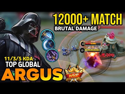 ARGUS BEST BUILD 2022 | TOP GLOBAL ARGUS GAMEPLAY | MOBILE LEGENDS✓