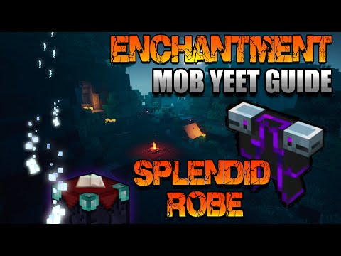 WittyPixel - Testing out the Splendid Robe Artifact Damage Boost | Minecraft Dungeons | Mob Yeet Guide