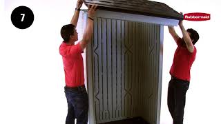 Rubbermaid 4’ x 2.5’ Vertical Shed Installation