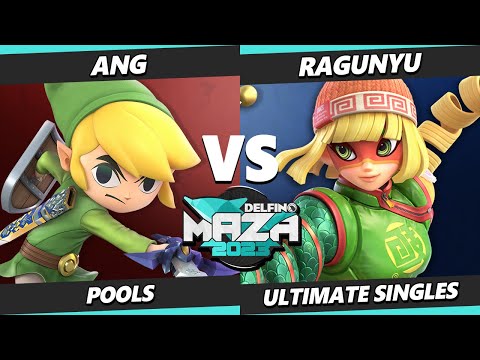 Delfino Maza 2023 - Ang (Toon link) Vs. Ragunyu (Min Min) Smash Ultimate - SSBU