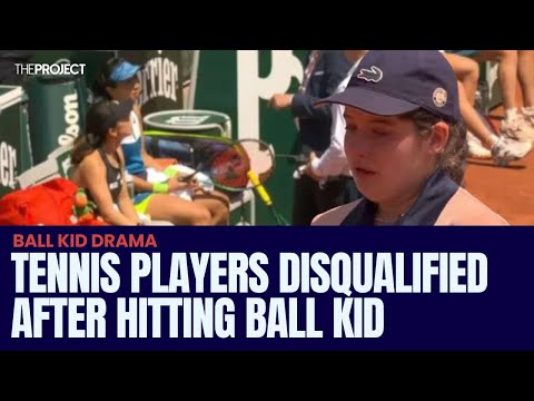 Tennis Players Disqualified After Hitting Ball Kid