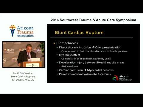 Management of Blunt Cardiac Rupture