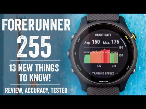 Išmanusis laikrodis Garmin Forerunner 255, Skalūnų  pilkos spalvos video