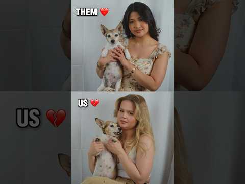 Asya taking pics with me vs my best friend