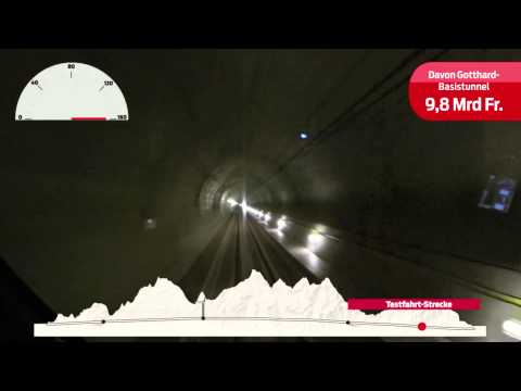 Zum ersten Mal Highspeed im Gotthard-Basistunnel