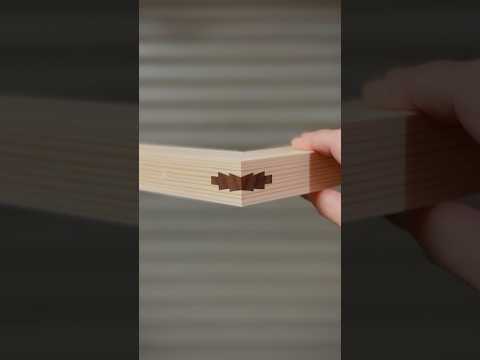 I Call This the “Christmas Miter” Joint🎄　#short #woodworking #diy