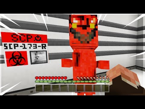 CHALLENGE THE RED STATUE!! SCP-173-R - Minecraft ITA SCP