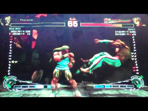 SSFIV:AE XBL Ranked Match Ken Vs Sagat 25/07/2011